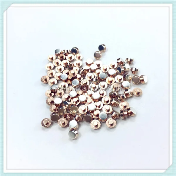 Copper Bimetal Contact Rivet Solid Copper Rivet