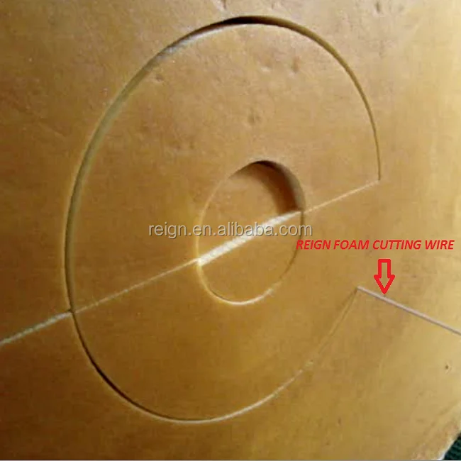 polyurethane foam cutter Abrasive wire cutting wire band saw Cut wire rope for foam glass rock wool rigid foam
