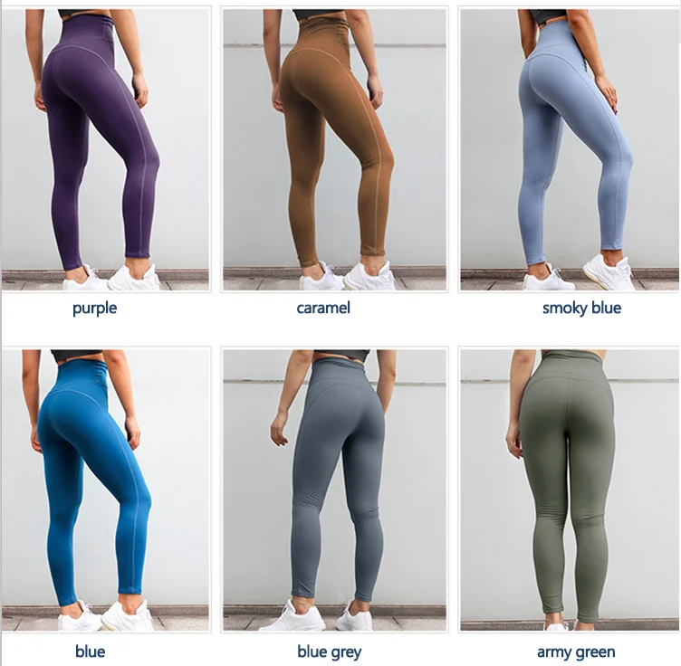 
2019 Custom Design High Waisted Workout Sports Tights Fitness Yoga Wear Leggings Yoga Pants for women athletic apparel 