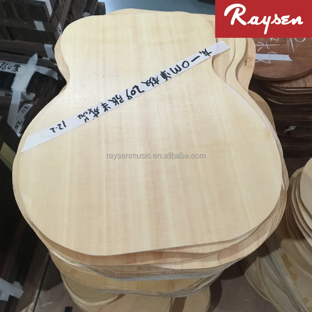 guitar material wood High quality B class spruce Solid Wood for guitar made in china factory