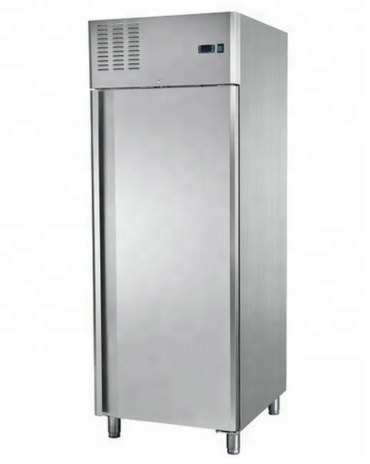 Factory price restaurant kitchen stainless steel freezer upright fridge with CE