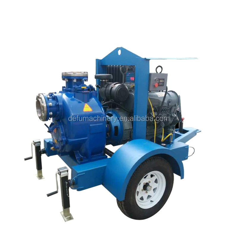 6 inch farm irrigation movable diesel water pump prices