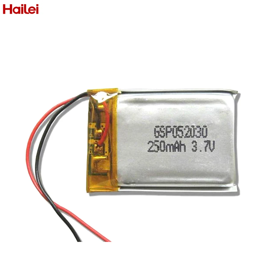 Небольшая батарея 3,7 в 240 мАч/небольшая батарея lipo GSP052030