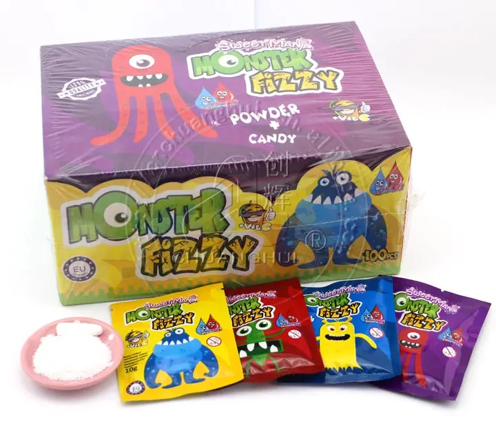 Bullet Shaped Candy with Sour Powder