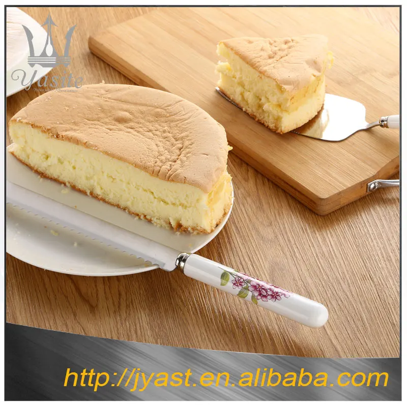 Фарфоровая ручка из нержавеющей стали нож для хлеба с торт лопатой