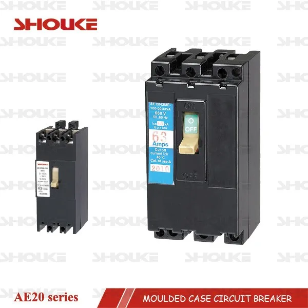 Горячая распродажа 3 P 63A выключатель автоматический выключатель сделано в китае