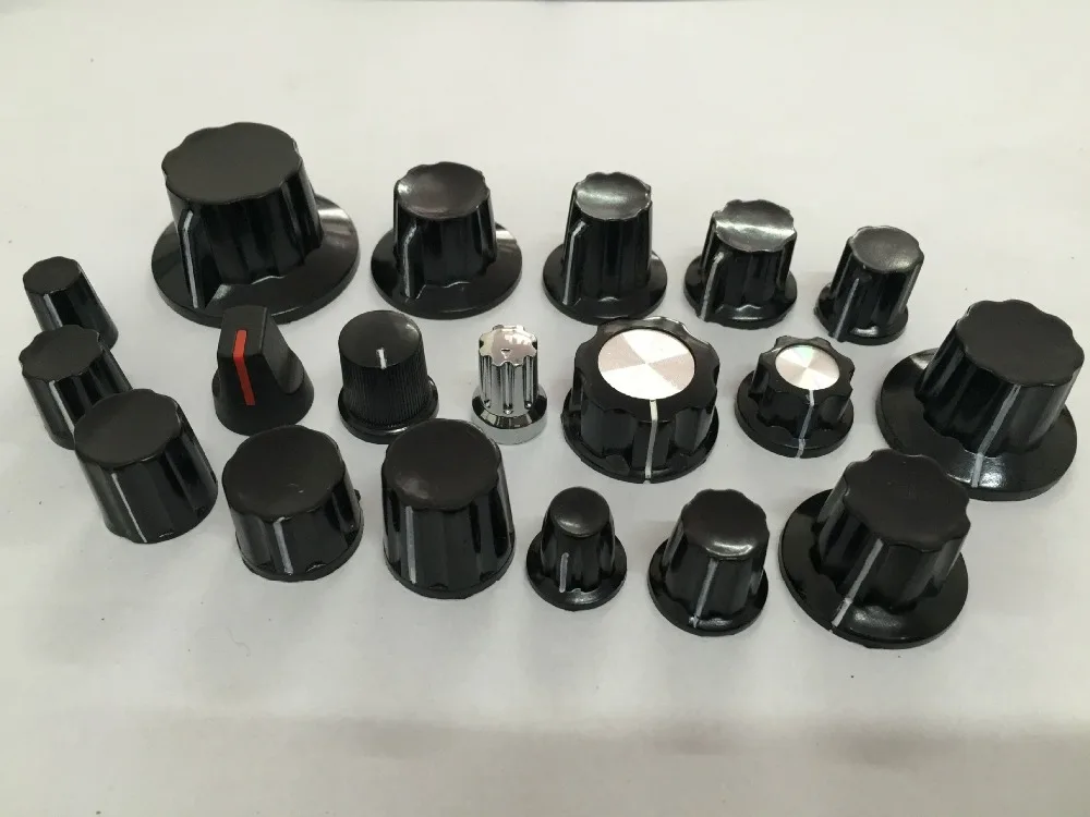 audio equipment control knobs flame class 94H-B clear knob for audio