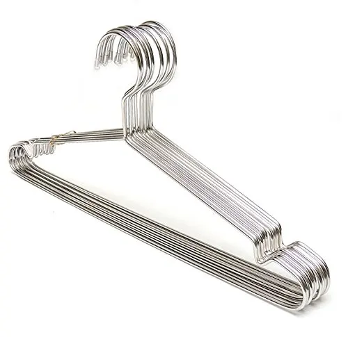 Inspring Stainless Steel Metal Hanger Strong Wire Clothes Hangers