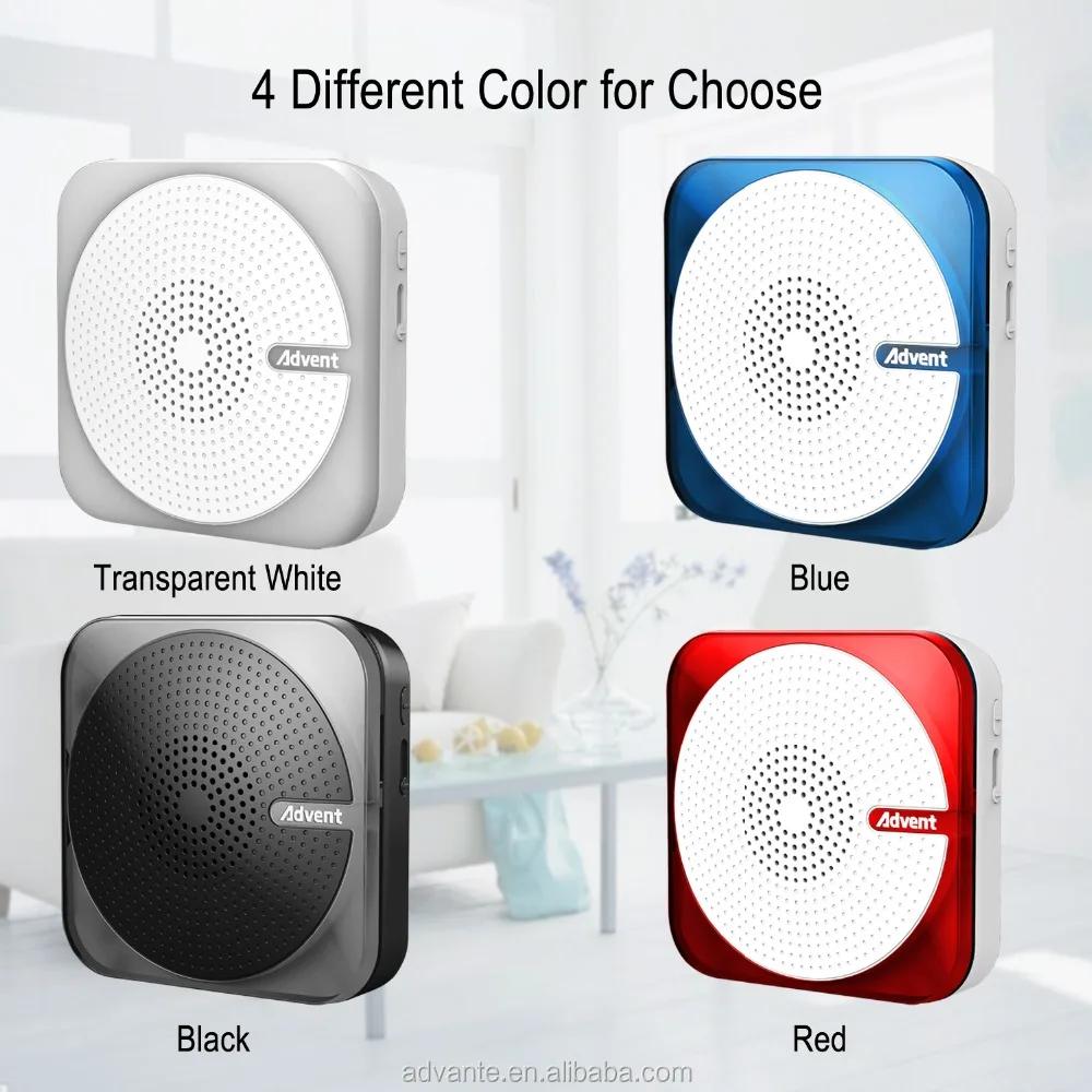 Wireless Home Alarm Cordless Battery Doorbell Chime Welcome Door Bell