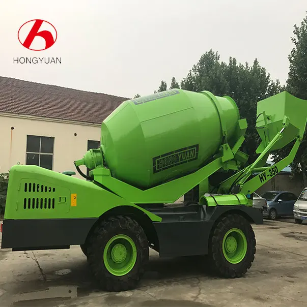 2018 Mini self loading concrete mixer truck with 4.0 capacity drum
