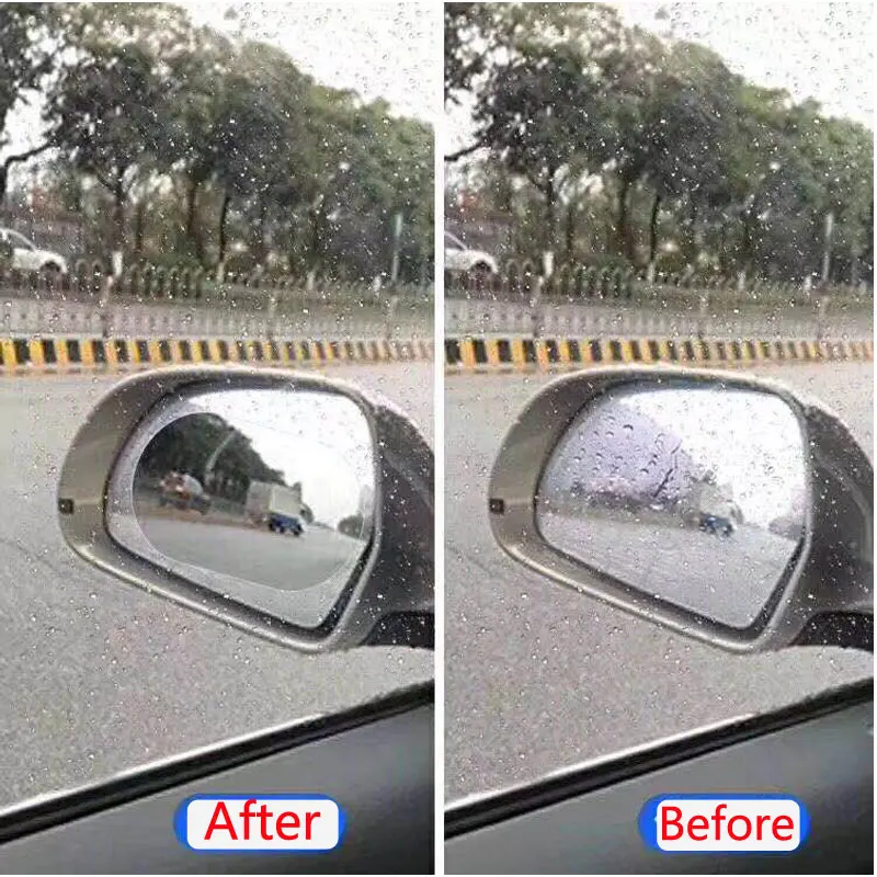 2018 0.06MM Thick Nano PET Rearview Mirror Protection Car Film Anti Rain Fog Mirror Film