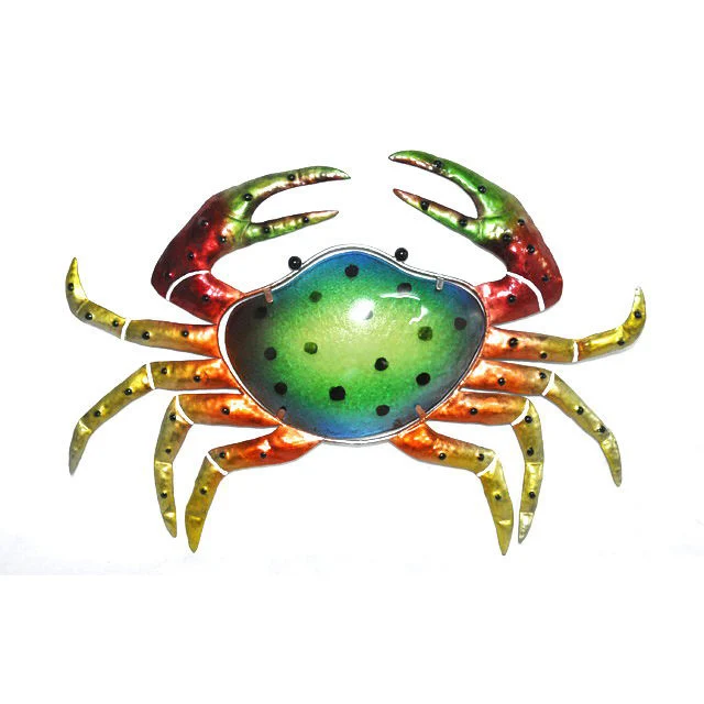 Стеклянный Краб Настенный декор краб и Лобстер БЕРЕГОВОЕ море настенное искусство