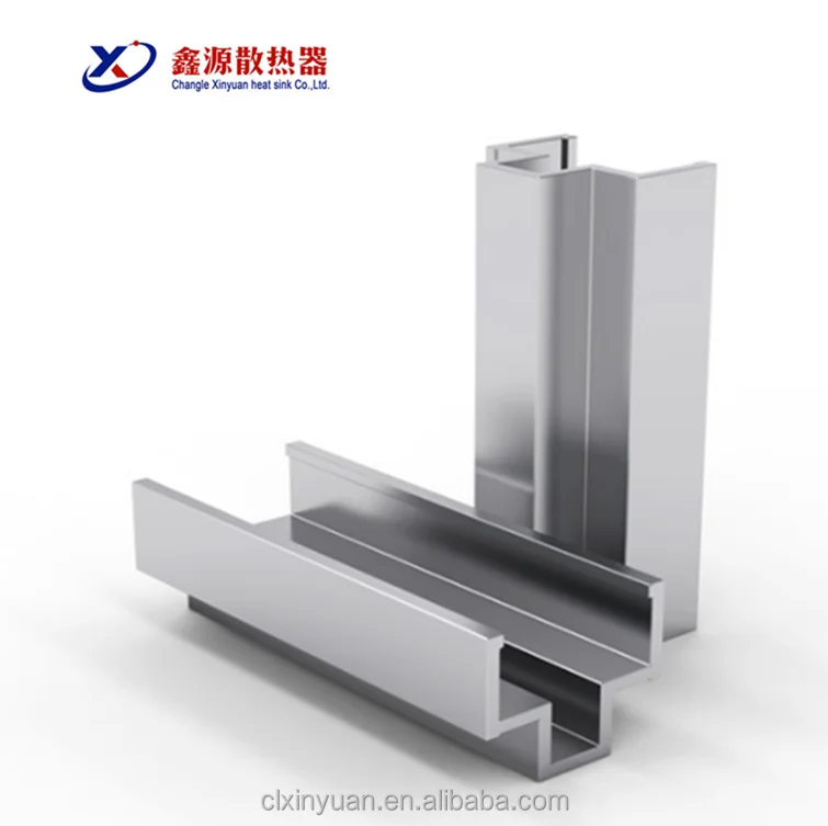 
Alibaba providers custom extrusion aluminum profile for rail 