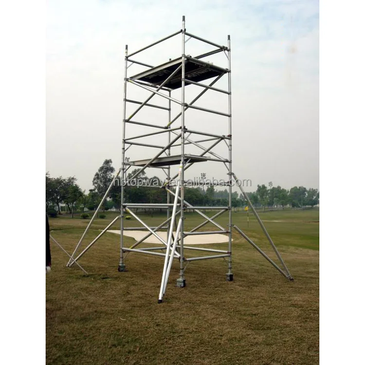 Easy Fold and Safety Frame upright aluminum scaffold Working Platform tower