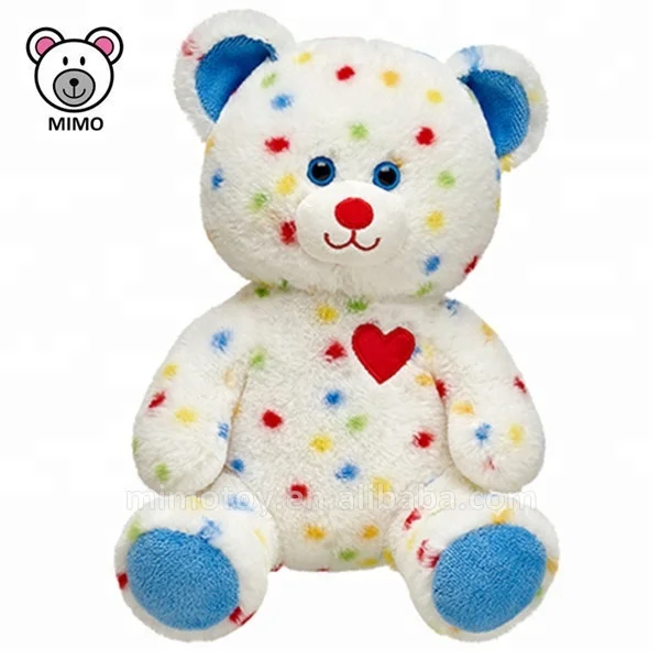 European Standard Custom 6 PACK Stuffed Small Colorful Teddy Bear Toy Set New Kids Cartoon Soft Toy Wholesale Mini Plush Bear