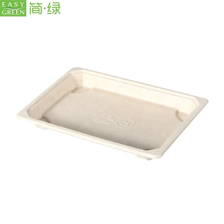  Easy Green takeaway disposable biodegradable sushi tray with lid