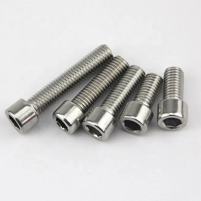 Хорошее качество, низкая цена, винт M3 M4 из нержавеющей стали с полурезьбой и шестигранной головкой