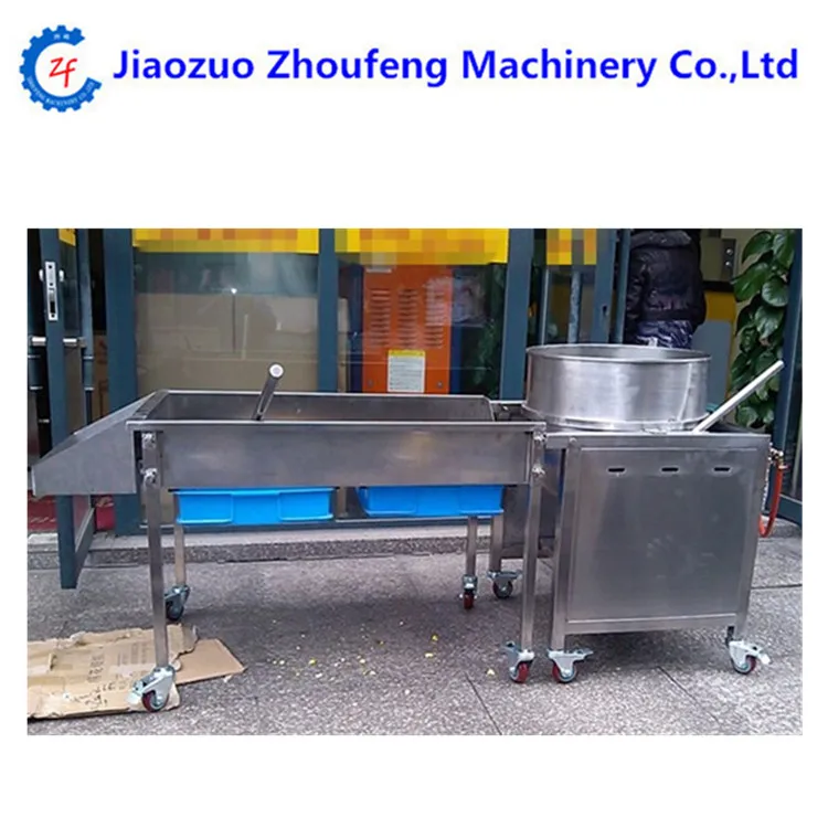 stainless steel hand stirring popcorn ball shape popcorn making machine (tel:0086-13782789572)
