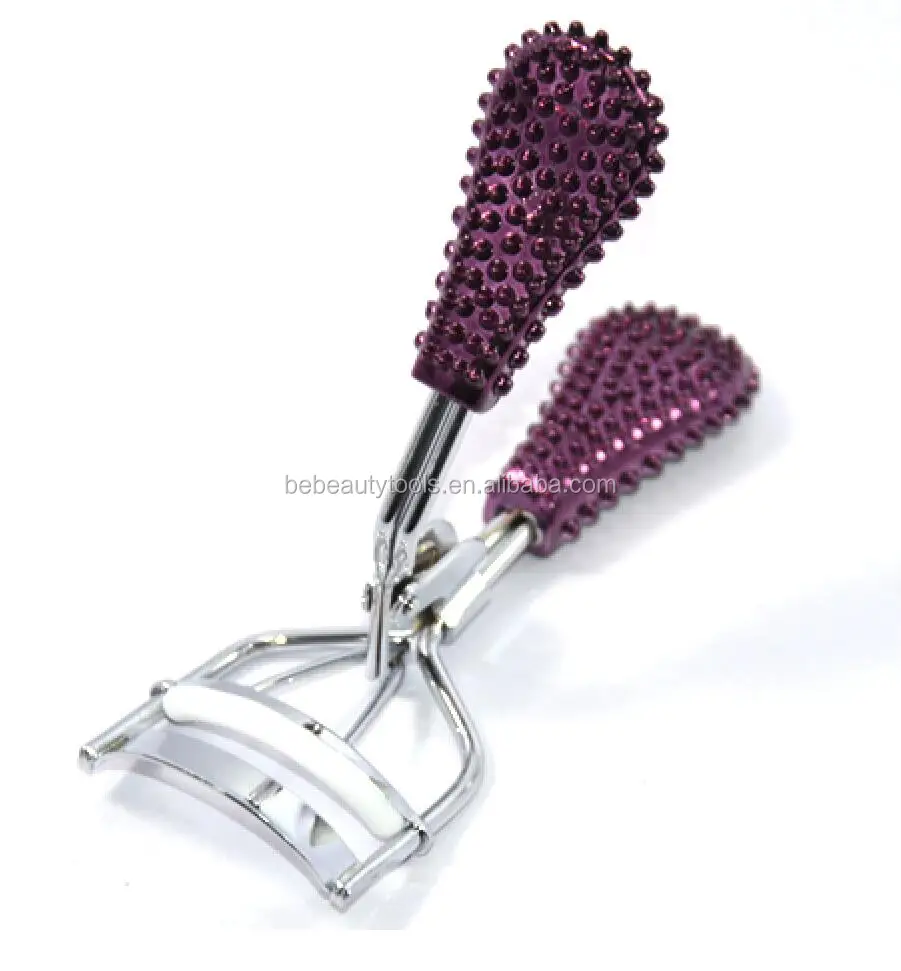 Fancy beauty bling cosmetic tool ergonomic handle last all day for all type length natural false eyelash curlers