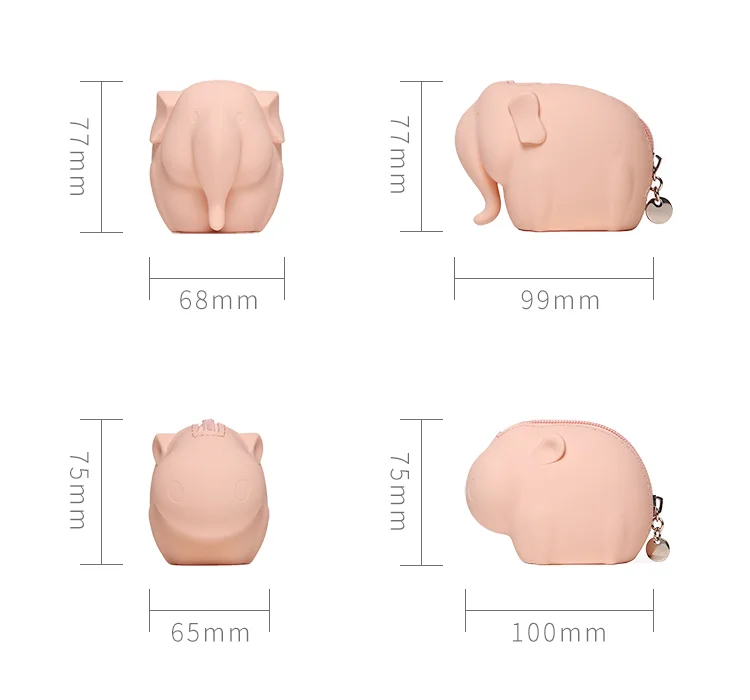 Cunite Custom горячая Распродажа Оптовые рекламные модные Заказные Силиконовые Портмоне Сумочка для монет