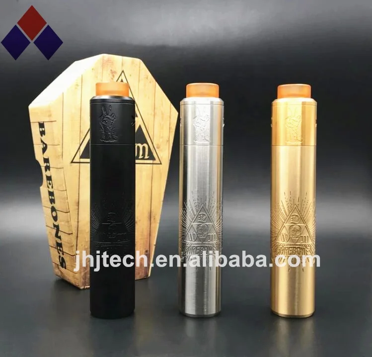 
2019 Newest Wholesale Vaporizer Hardware Mechanical Mod Electronic Cigarette Mech Mod with RDA Barebones Mod kits 