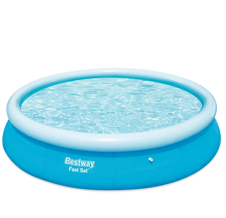 Bestway 57273 large blue Above Ground Inflatable Ring Style  swimming  pool fast set