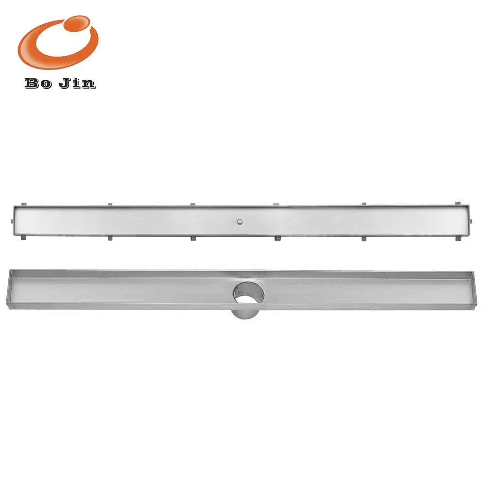 bojin linear shower drain tile insert bathroom siphon floor drain vertical linear drain