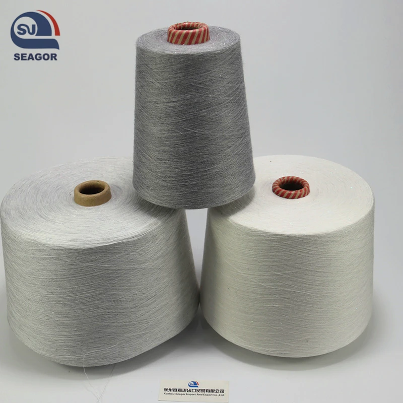 manufacture metallic fiber blended yarn