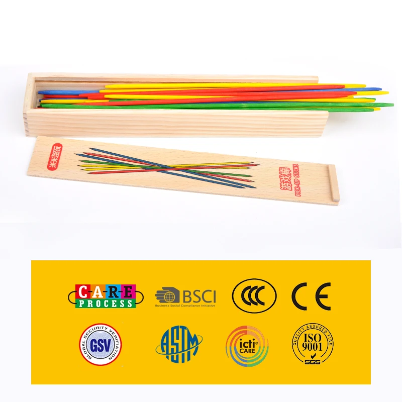 wooden pick up sticks game mikado toys for kids