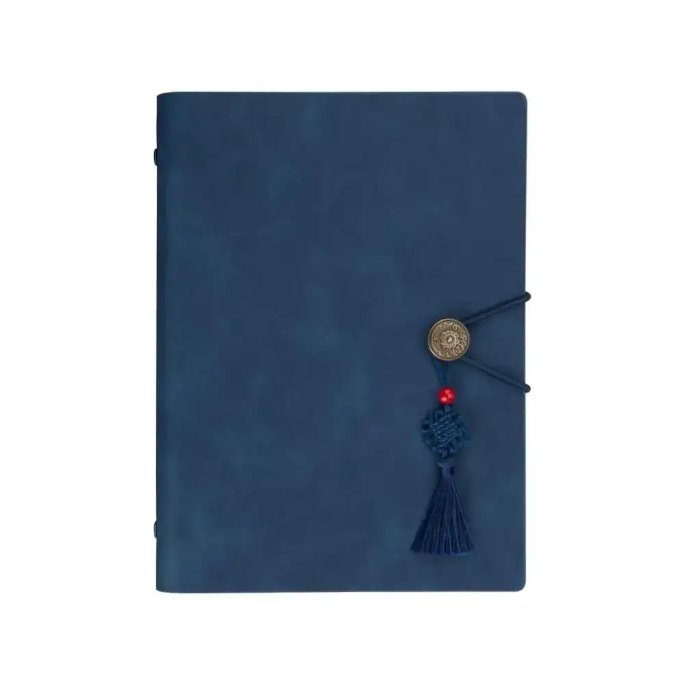 A5 NOTEBOOK Chinese retro style notepad custom logo PU Leather Hardcover gift planner classic vintage planner