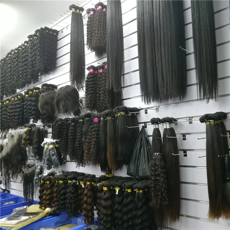 100% virgin brazilian peruvian indian human hair extension directly from factory since 1985