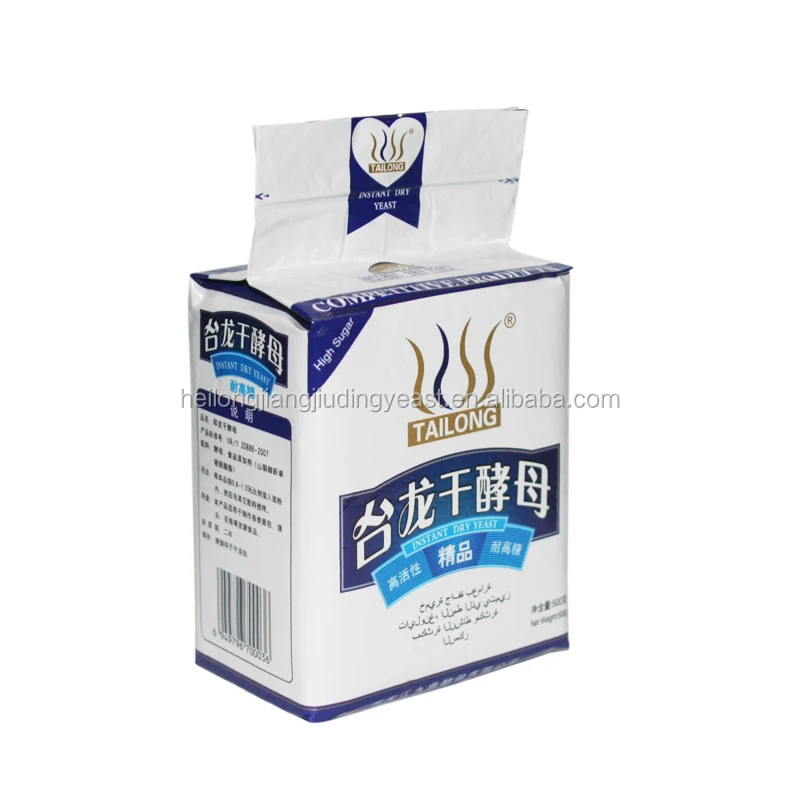 
HACCP,HALAL,ISO,BV сертифицированные высокие сахарные мгновенные активные сухие дрожжи Tailong 500 г 