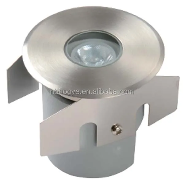 12VDC/24VDC 1W/3W Recessed LED Deck Light For LED step Light Underground Inground Light