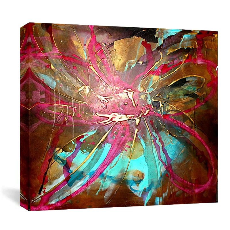 Living Room Decor Picture Hand Made Oil Painting On Canvas Flower Tree Oil Painting Abstract Modern Canvas Wall Art
