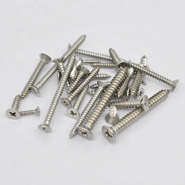 Phillips stainless steel countersunk flat head self tapping Screw drilling screw M3