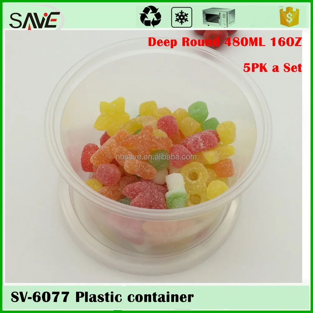 SAVE takealongs Indian 1000ML 12cm diameter plastic serving bowls with lids