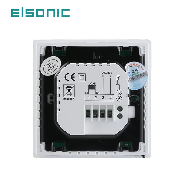 Internet room modbus fan coil  thermostat panel FCU thermostat