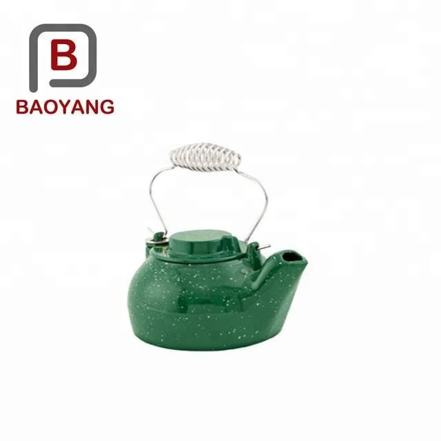 0.6L chinese cast iron teapot with brass handle