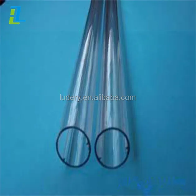 Clear Transparent Decoration Threaded Acrylic Tube and Pipe For Sale