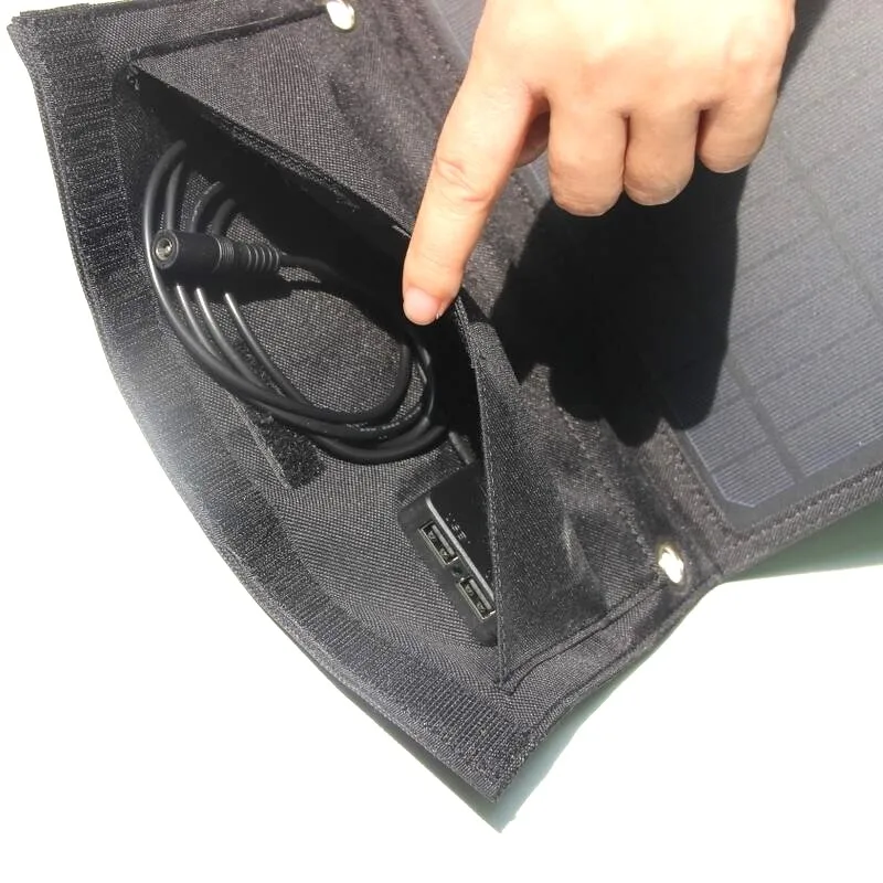 solar mobile charger portable 18W Monocrystalline Silicon Solar Panel Grade A Solar Cells Battery Charger for iPhone/Car