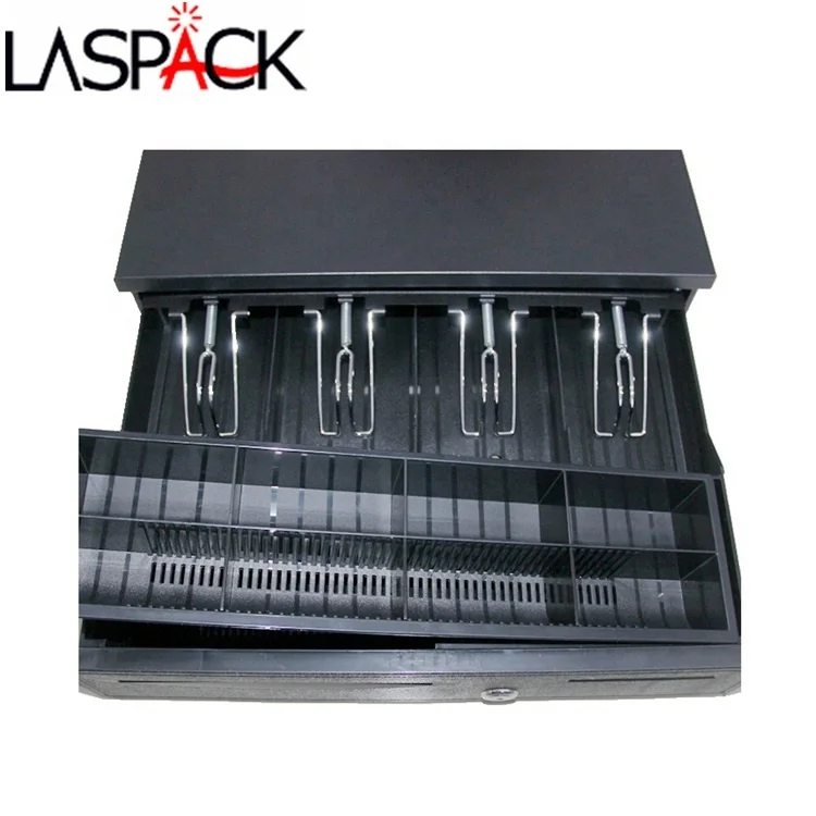 
POS cash register drawer lock box safe rj11 405 with 4 bill 8coin 