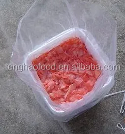 
Sample avialble pink sweet taste quality guarantte sushi ginger marinated 