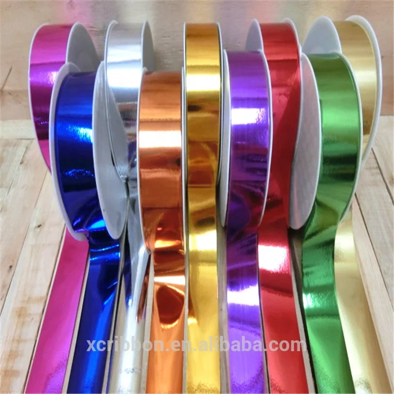 BSCI factory outlet pp metallic ribbon roll