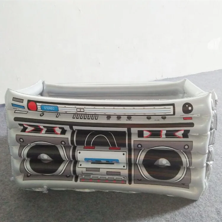 LC Giant Boom Box Inflatable Radio Ice Bucket Cooler Newest Summer Party Toys