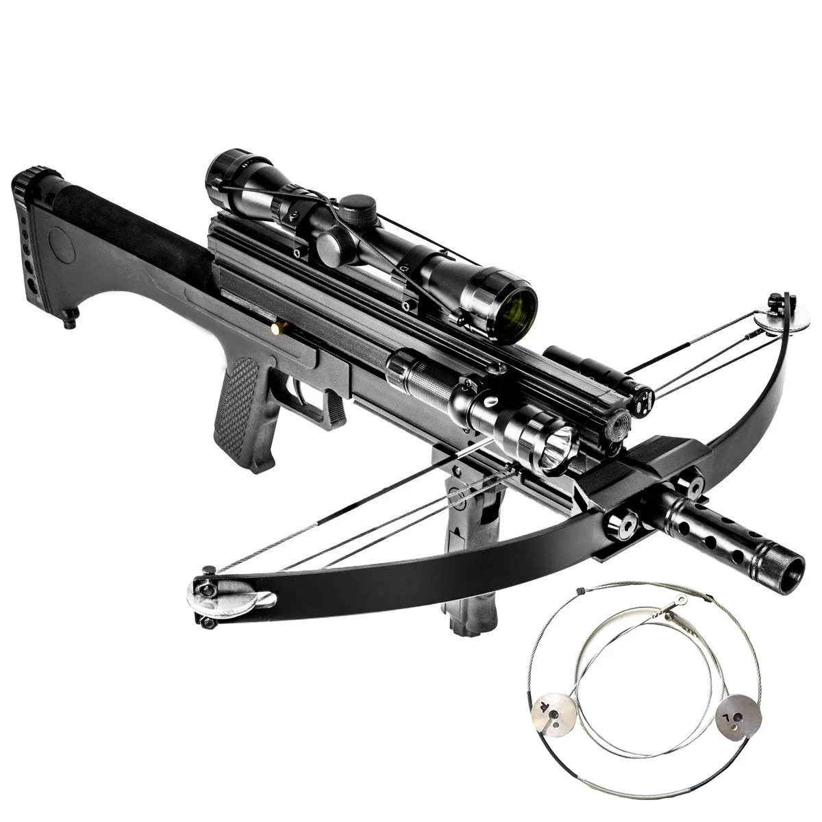 M4 professional hunting  xbow with scope shooting steel balls and arrows