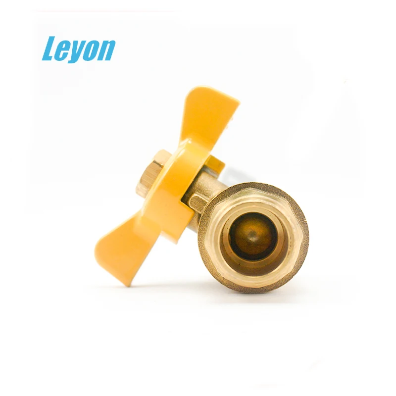 high quality male and female brass gas water mini ball valve with handle copper valves