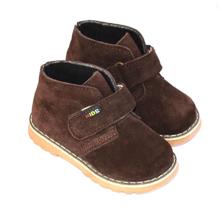 suede leather chuck chukka kid toddler ankle boots children footwear for autumn