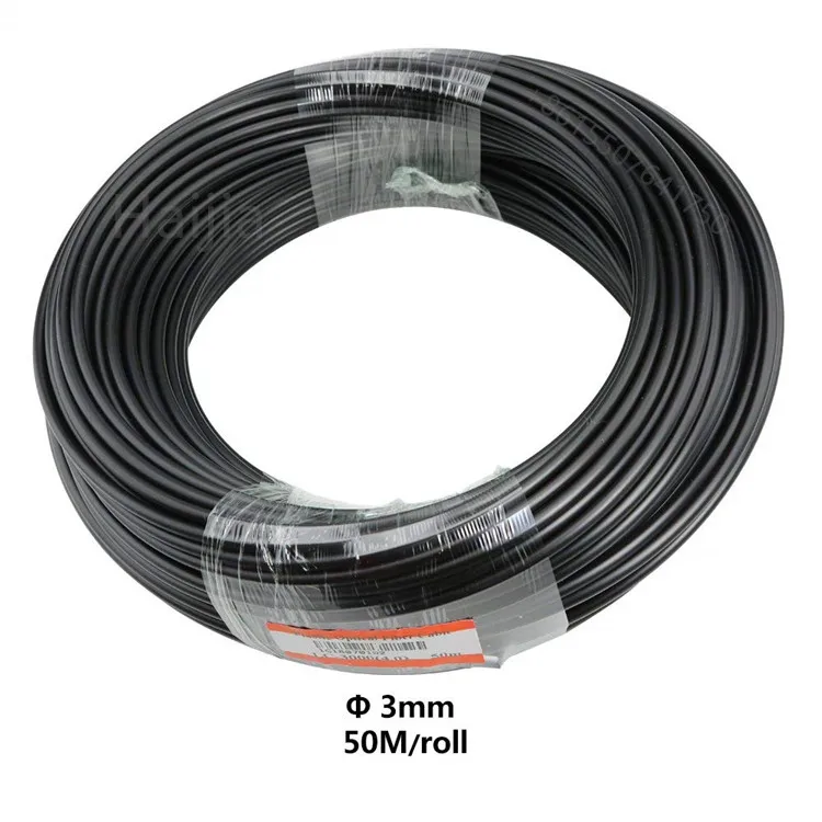 clear jacket or black jacket end luminous plastic pmma multistrand fiber optic