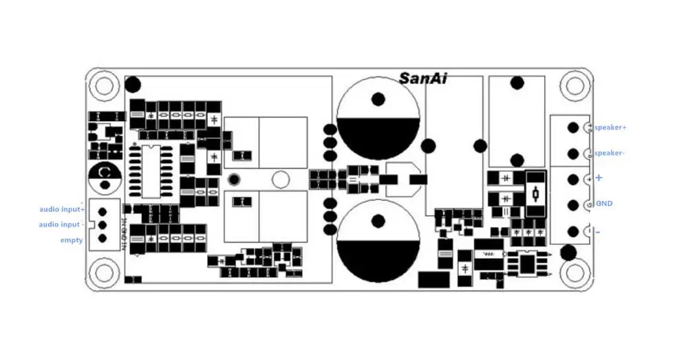 Taidacent 20Hz-20KHz IRS2092S IRS2092 Amplifier Module Mono Channel HIFI AMP Board Class D 500W Digital Amplifiers