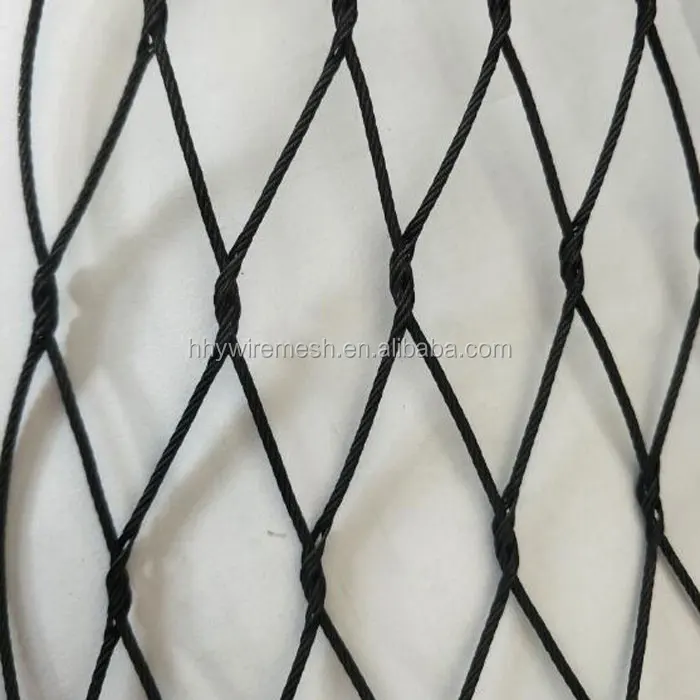 Сетка для животных из зоопарка, сетка из феррированного кабеля, сетка для обезьяны и тигра, сетка из нержавеющей стали, сетка из проволоки, плетеная простая сетка